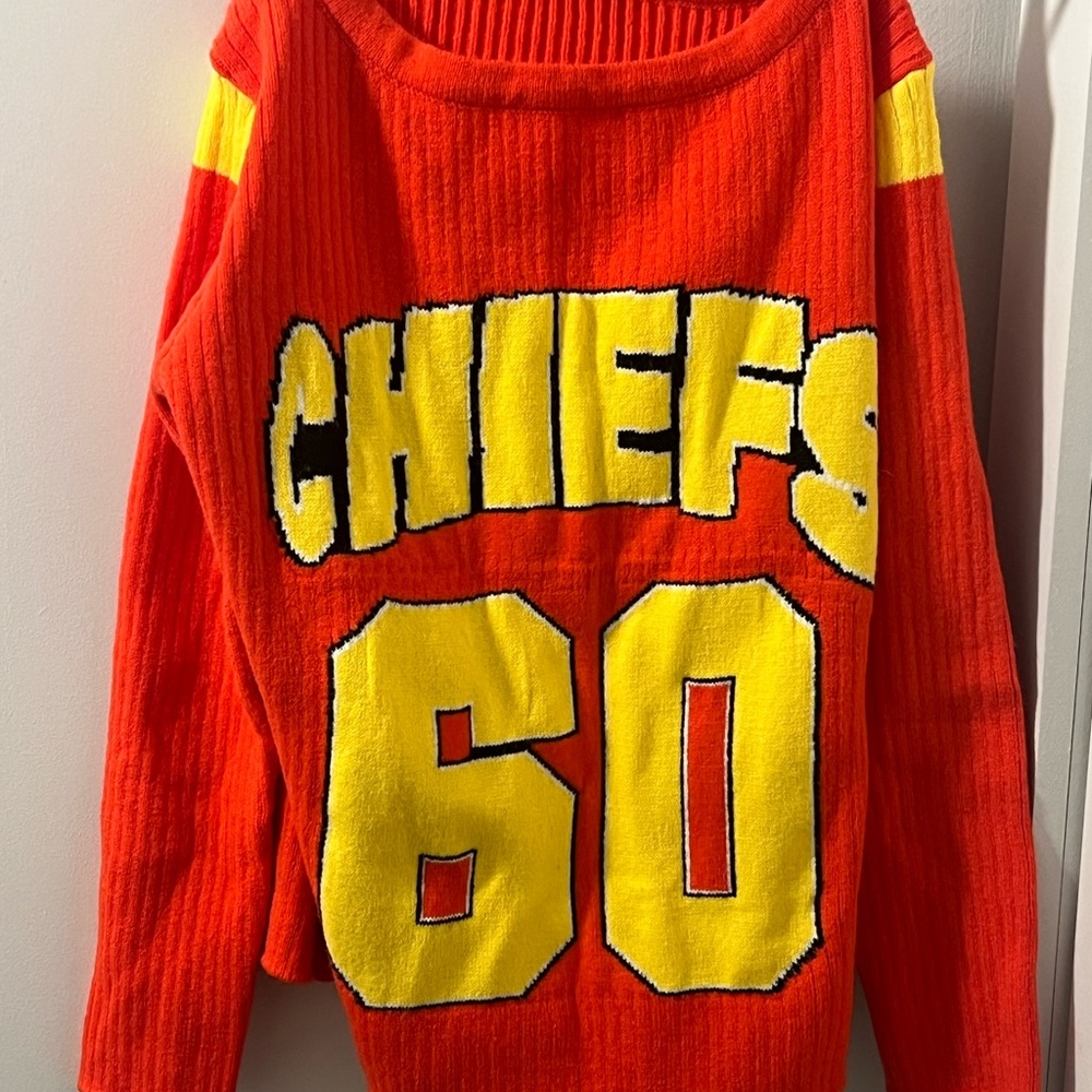 Red and Yellow Crew & Scoop Necks Sweater